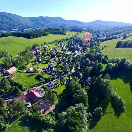 Pension Vzlet S Telocvicnou Lázně Libverda Exteriör bild