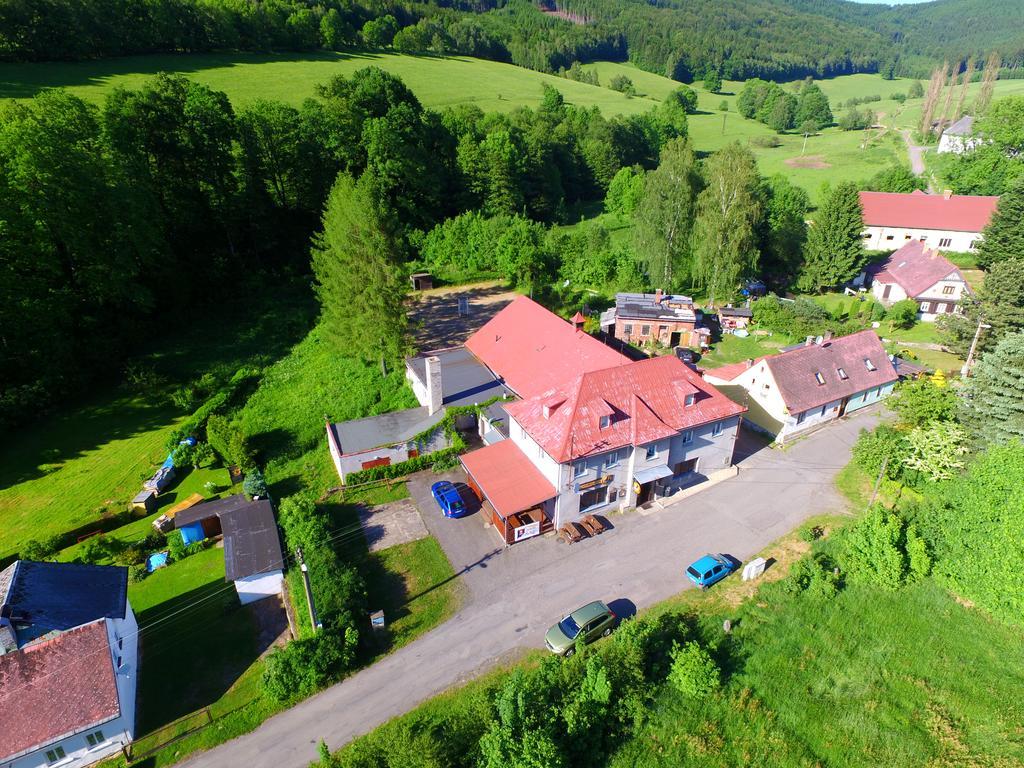 Pension Vzlet S Telocvicnou Lázně Libverda Exteriör bild